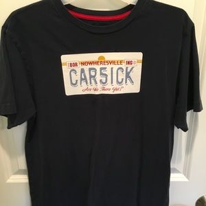 Old Navy Boys XL Grapic Carsick TShirt